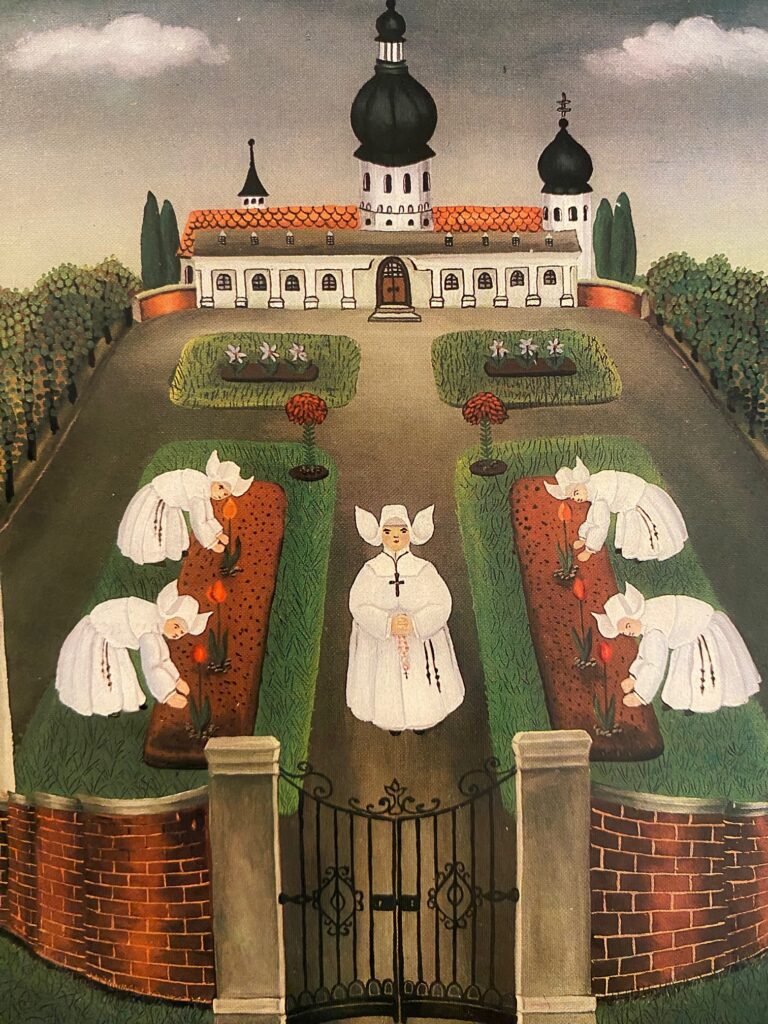 Lore Kipphardt Bild Kloster Nonnen Garten